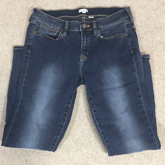 J.Crew skinny stretch dark wash fade jeans - Picture 2 of 6
